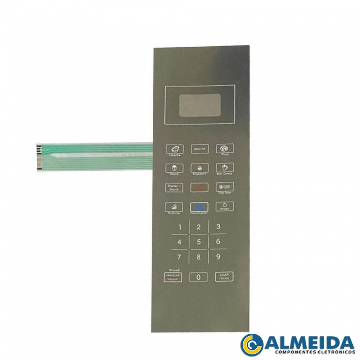 MEMBRANA MICROONDAS PHILCO PMO34E ESPELHADA 29,4X9,8CM