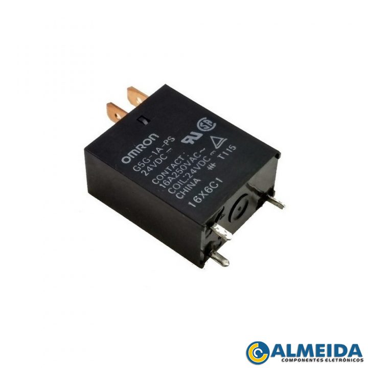 RELE MICROONDAS 24V 16A/250VAC 5 TERM. G5G-1A-PSV OMRON (PEQUENO)