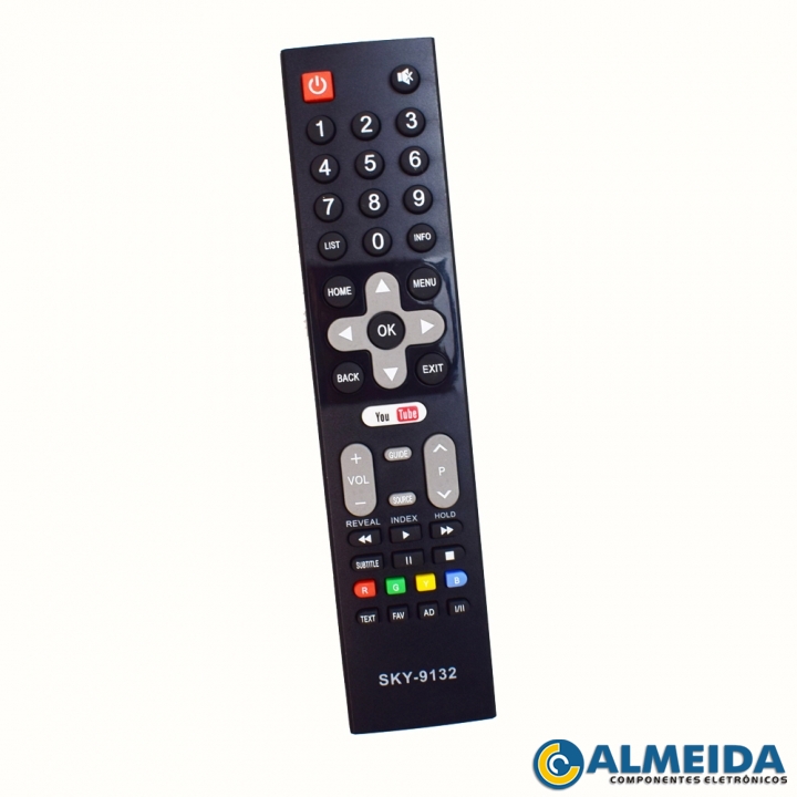 CONTROLE LCD TOSHIBA YOUTUBE SKY-9132