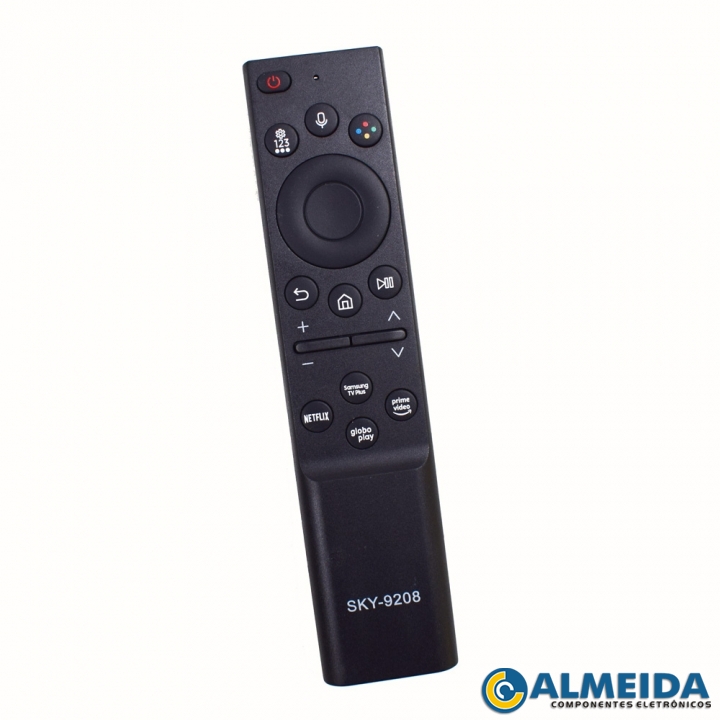 CONTROLE LCD SAMSUNG 4K QLED NETFLIX/PRIME/GLOBOPLAY SKY-9208