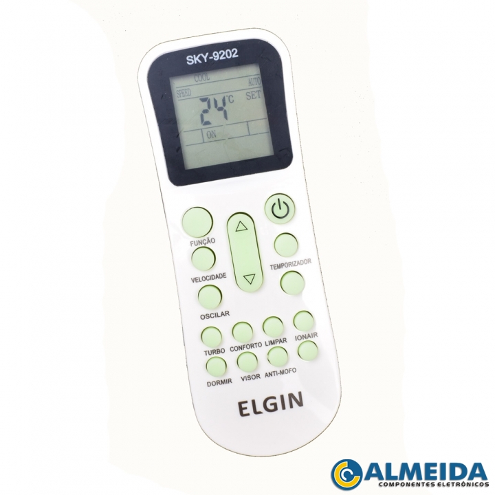 CONTROLE AR CONDICIONADO ELGIN YKR-K/001E SKY-9202
