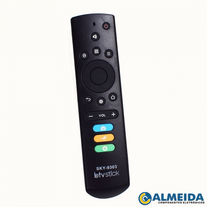 CONTROLE RECEPTOR BTV STICK SKY-9303