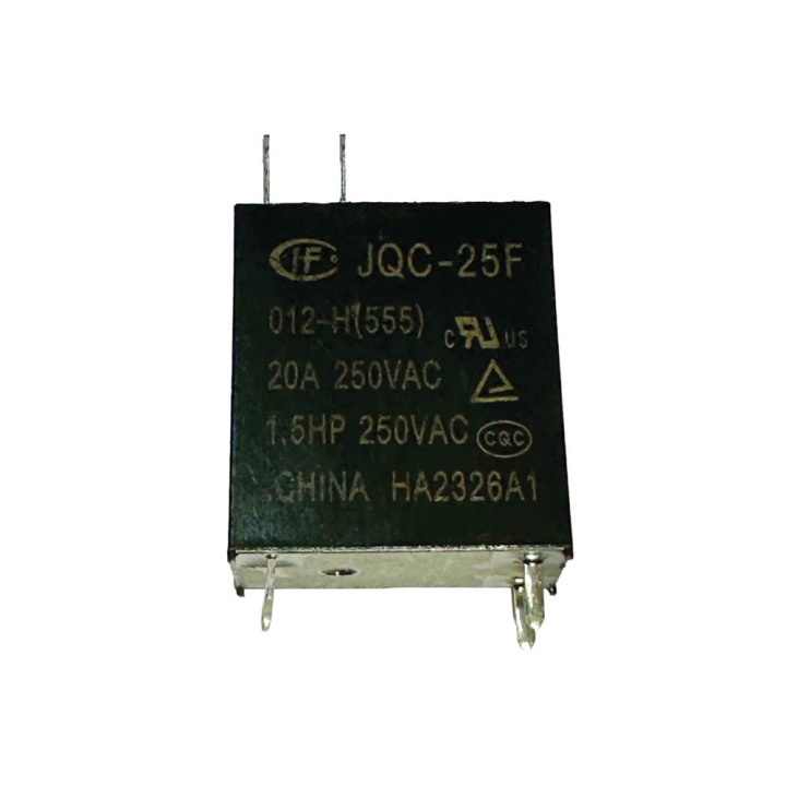 RELE MICROONDAS 12V 20A/250VAC 1.5HP 250VAC 3 PINOS JQC-25F