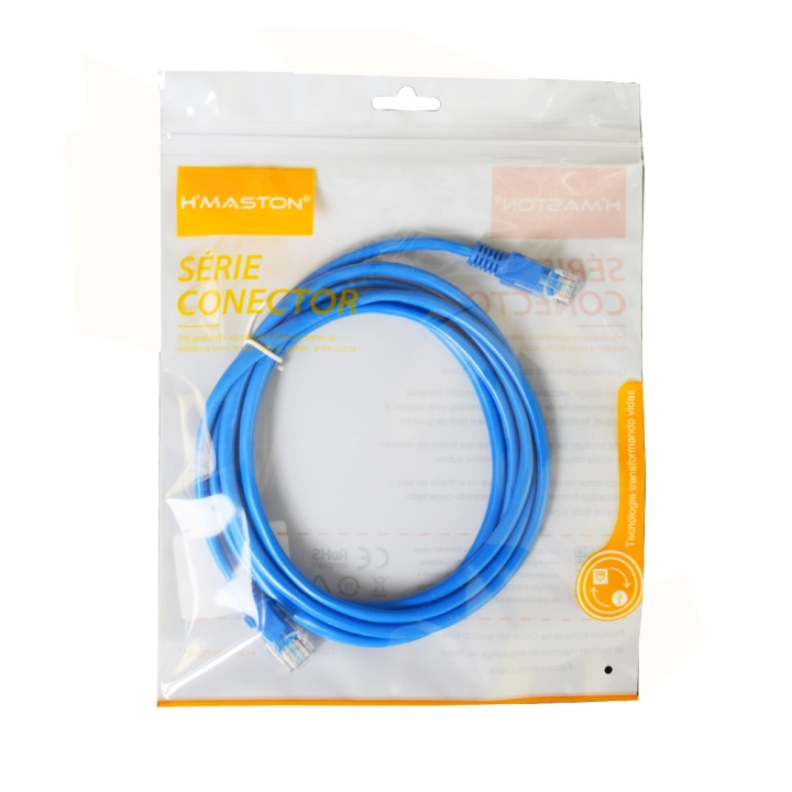 CABO DE REDE CAT5E RJ45 3 METROS CR-3 H-MASTON