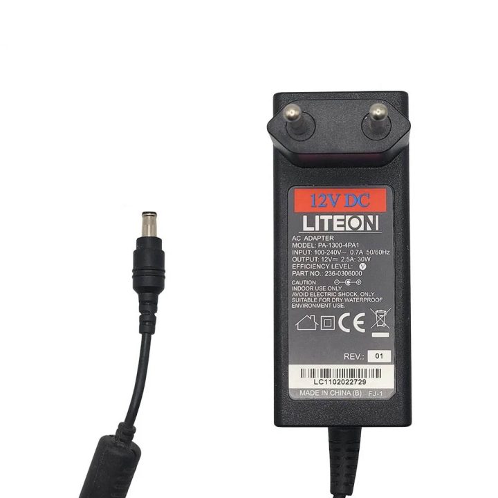 FONTE 12V 2.5A 5.5X2.1MM LITEON