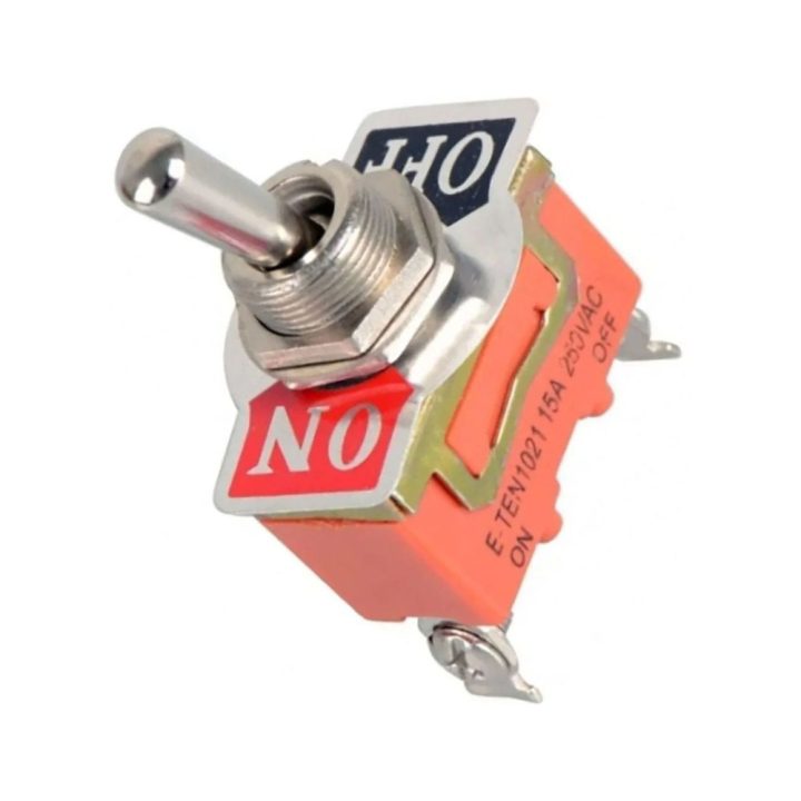 CHAVE ALAVANCA ON/OFF 2 TERM. 15A 250VAC E-TEN1021