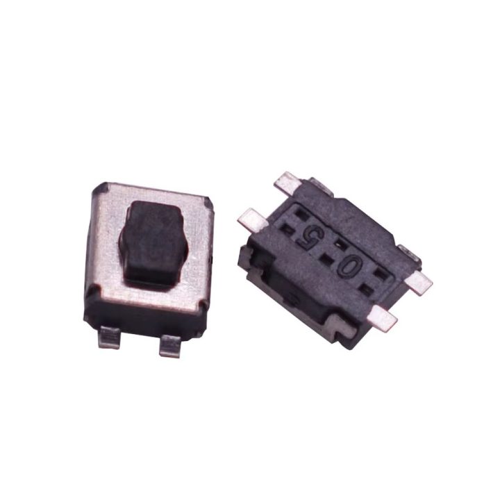 CHAVE TOQUE SMD 4 TERMINAIS HORIZONTAL 3X3.5X1.8MM