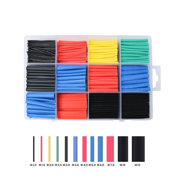 KIT ESPAGUETE TERMORETRATIL 560 PECAS 1 A 13MM BOM-5532 BOMVINK