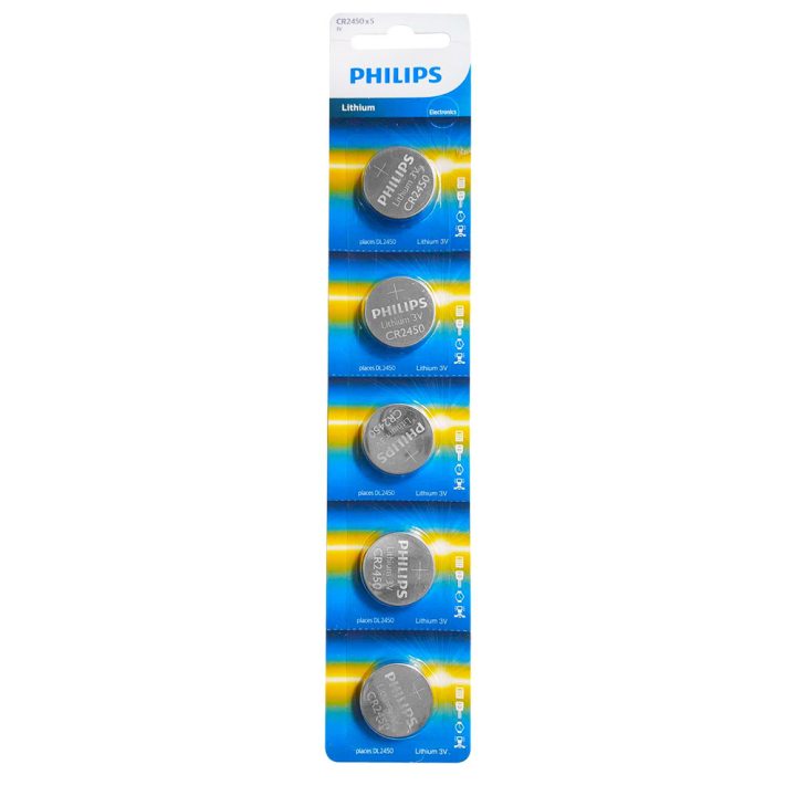 BATERIA LITHIUM CR2450 3V PHILIPS (UNIDADE)