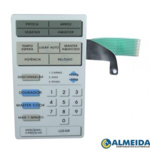 MEMBRANA MICROONDAS CCE MW1550 BRANCA C/DOURADOR