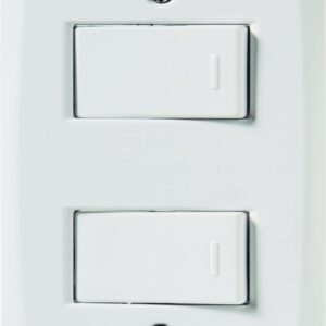 INTERRUPTOR DUPLO SIMPLES 10A/250V (TRAMONTINA)