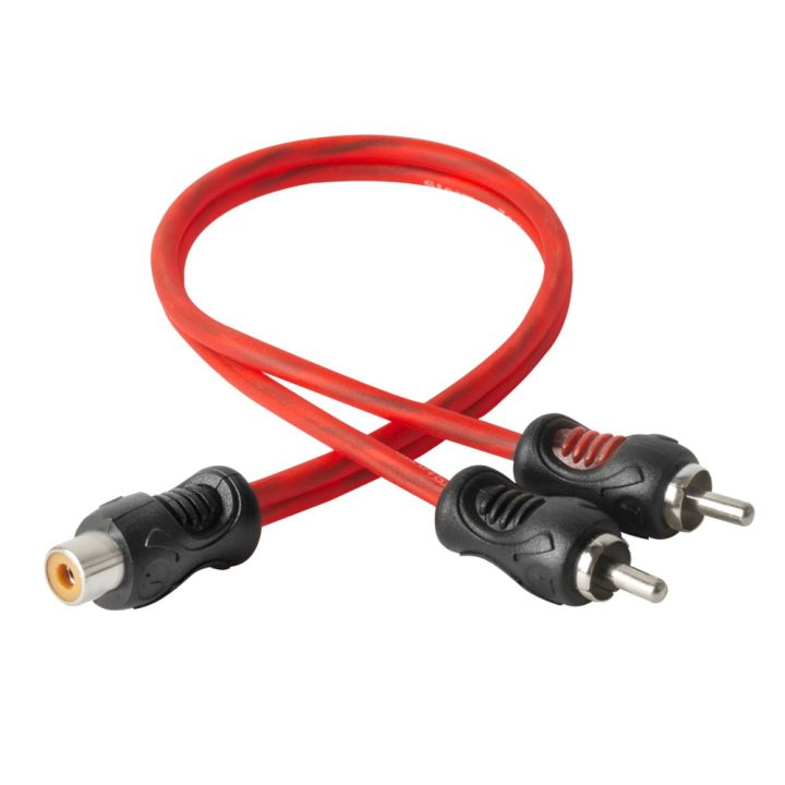 CABO Y 2RCA MACHO + 1RCA FEMEA 25CM CONDUTORES DE COBRE STORM