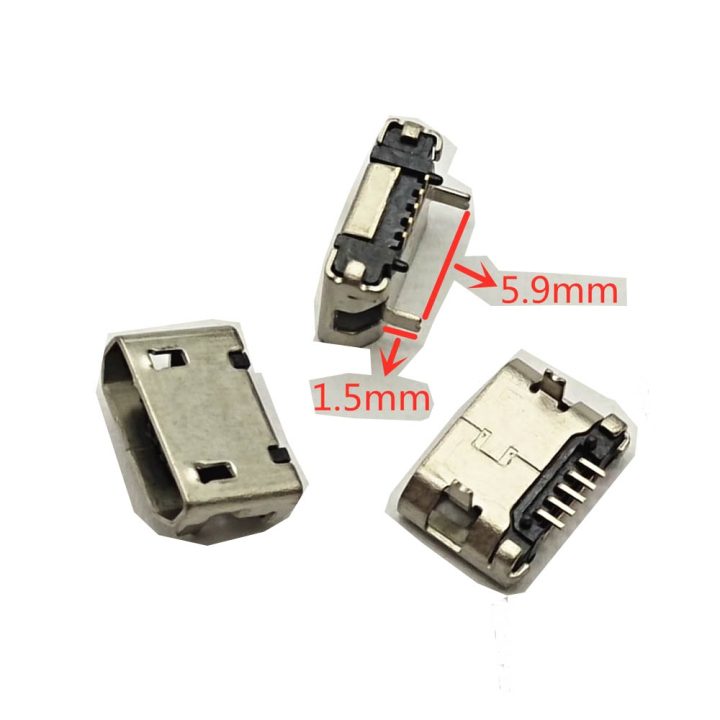 CONECTOR MICRO USB V8 SUPORTE 90 GRAUS