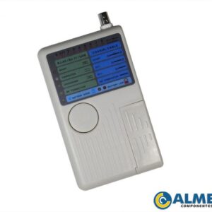 TESTADOR DE CABO RJ45/RJ11/USB/BNC