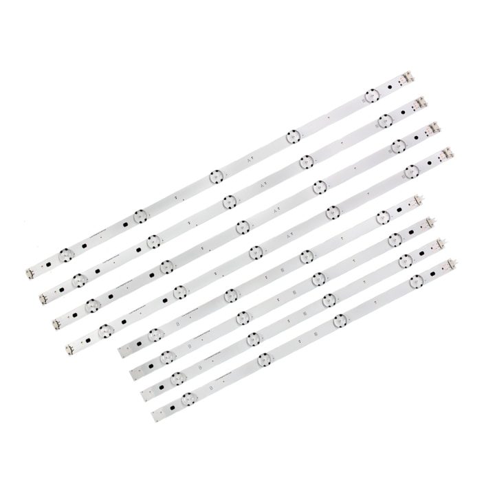 KIT BARRA DE LED LG 49LH5100/49LH5150/49LH5700 8 BARRAS