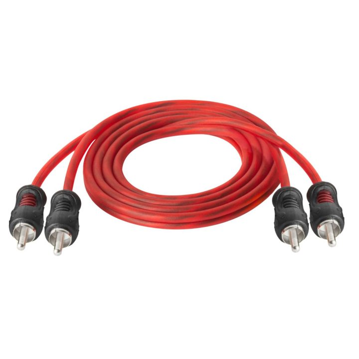 CABO 2RCA + 2RCA PROFISSIONAL 1 METRO CONDUTORES DE COBRE STORM