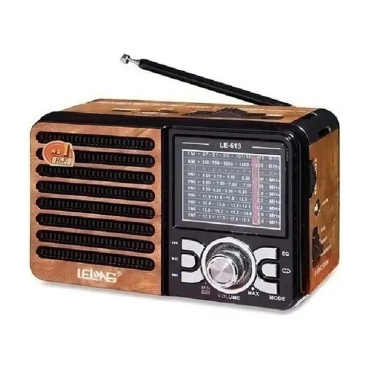 RADIO PORTATIL RETRO FM/AM/SW/USB/SD LE-613 LELONG