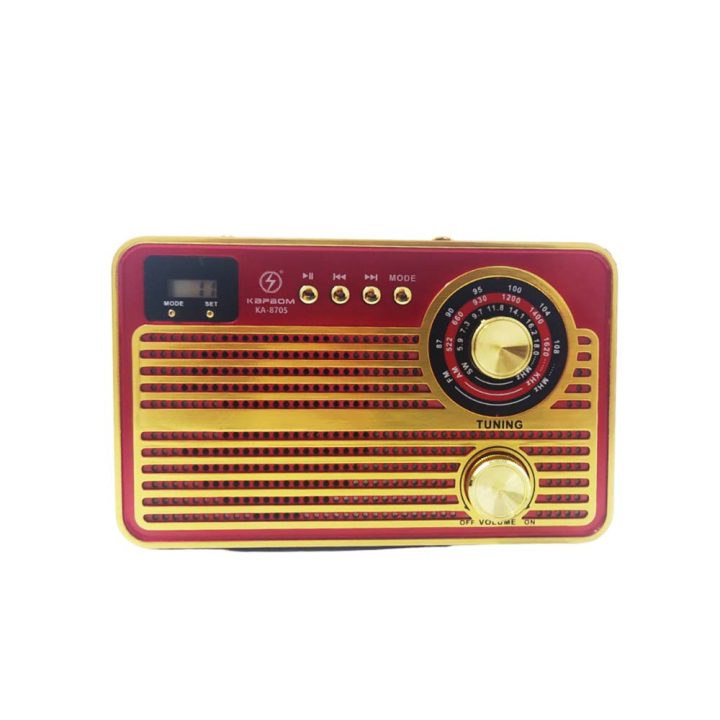 RADIO PORTATIL RETRO FM/AM/SW/USB/SD KA-8705 KAPBOM