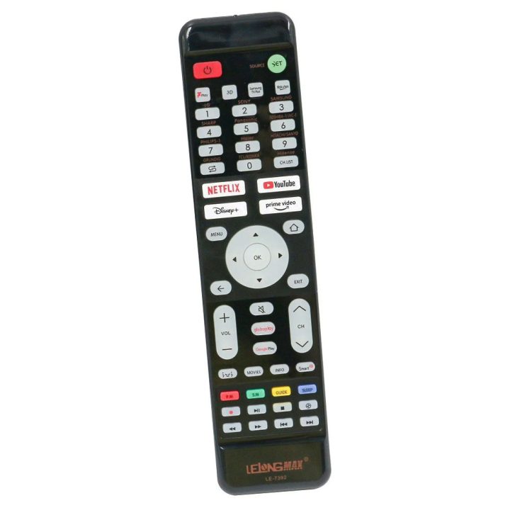 CONTROLE LCD UNIVERSAL NETFLIX/DISNEY/YOUTUBE/PRIME VIDEO LE-7392