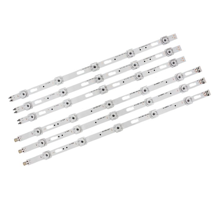 KIT BARRA DE LED SAMSUNG UN43TU7000G/8000G/UN43AU7700 6 BARRAS