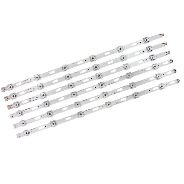 KIT BARRA DE LED SAMSUNG UN50TU8000G/TU7000G/UN50AU7700 6 BARRAS