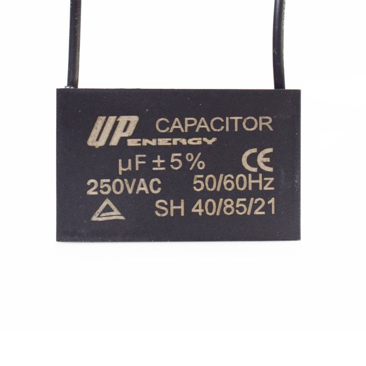 CAPACITOR DE PARTIDA P/ MOTOR 4,5UF 250VAC CBBB61 2 FIOS C/ ABA