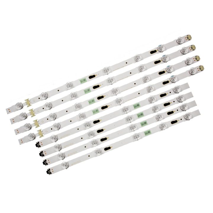 KIT BARRA DE LED SAMSUNG UN43MU6300/UN43KU6300/UN43MU6100 8 BARRAS