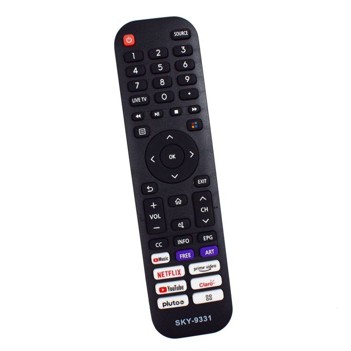 CONTROLE LCD HISENSE 4K NETFLIX/PRIME/YOUTUBE/CLARO SKY-9331