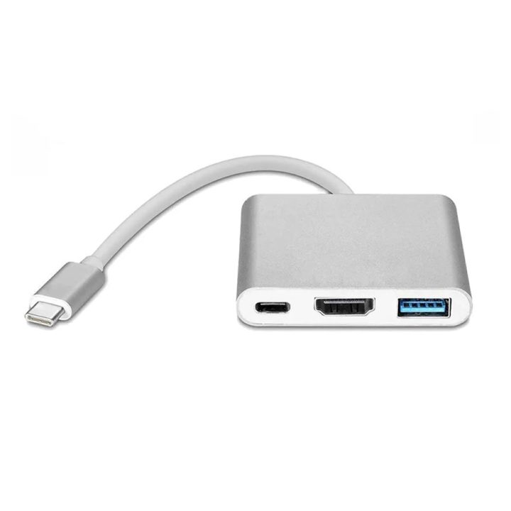 ADAPTADOR USB TIPO C PARA HDMI 4K/USB 3.0/USB-C