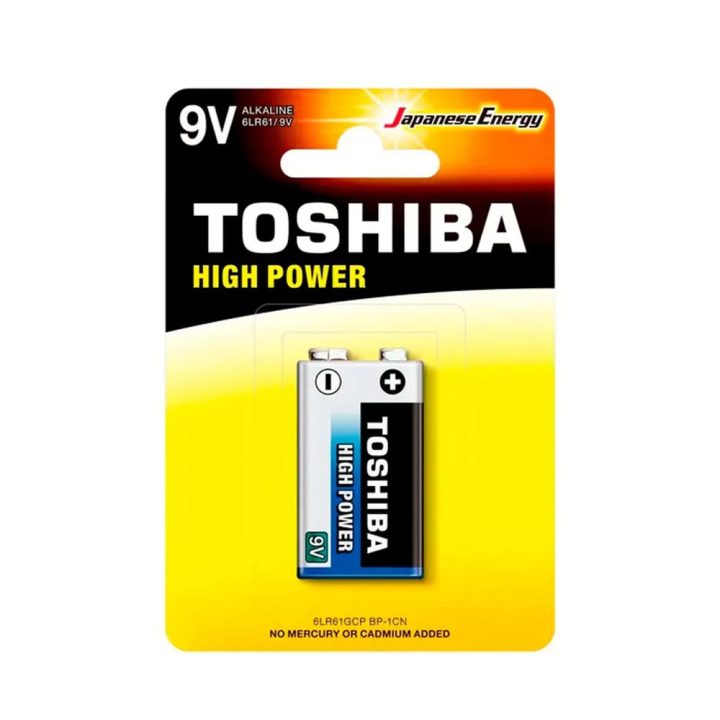 BATERIA 9V ALCALINA 6LR61GCP TOSHIBA
