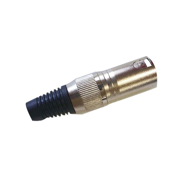 CONECTOR XLR CANON MACHO 3 POLOS C/ TRAVA CSR-1212 CSR