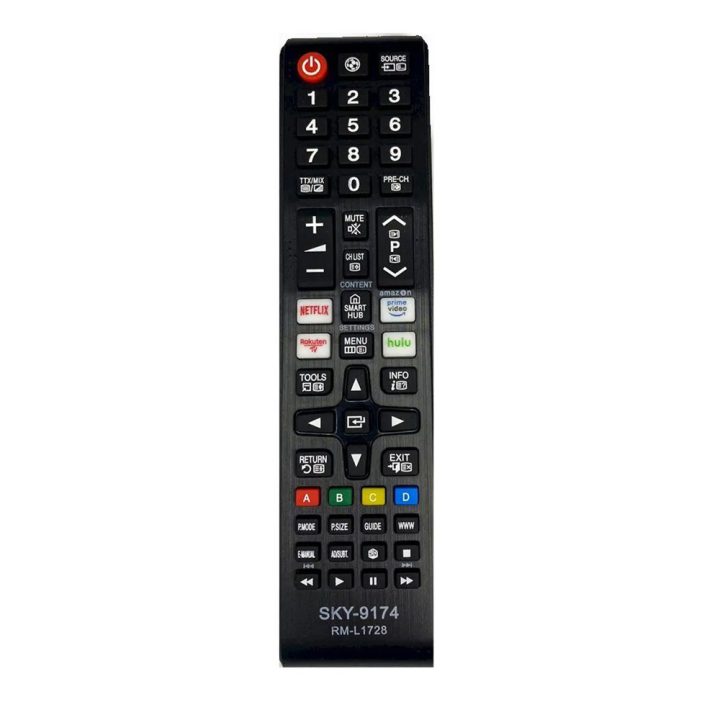 CONTROLE LCD SAMSUNG SMART TV NETFLIX/PRIME/RAKUTEN/HULU SKY-9174