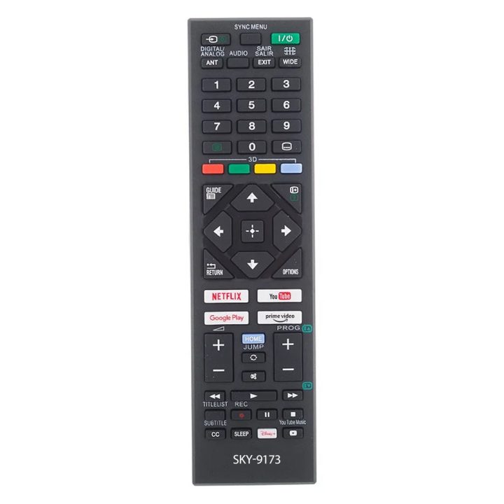 CONTROLE LCD SONY SMART NETFLIX/YOUTUBE/PRIME/DISNEY+ SKY-9173