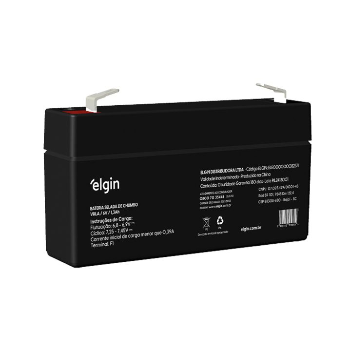 BATERIA SELADA 6V 1,3AH ELGIN