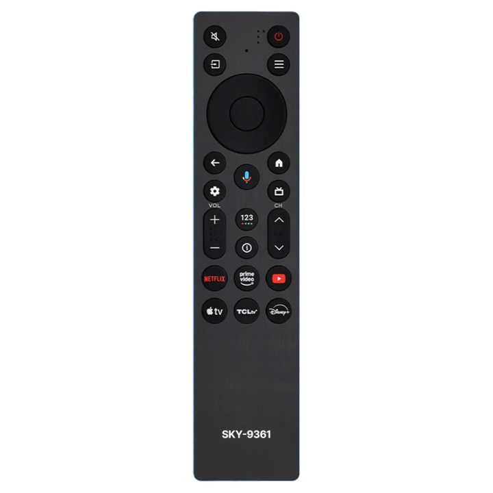 CONTROLE LCD TCL 4K MINI LED NETFLIX/PRIME/YOUTUBE/DISNEY SKY-9361